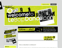 Tablet Screenshot of lebopdance.com